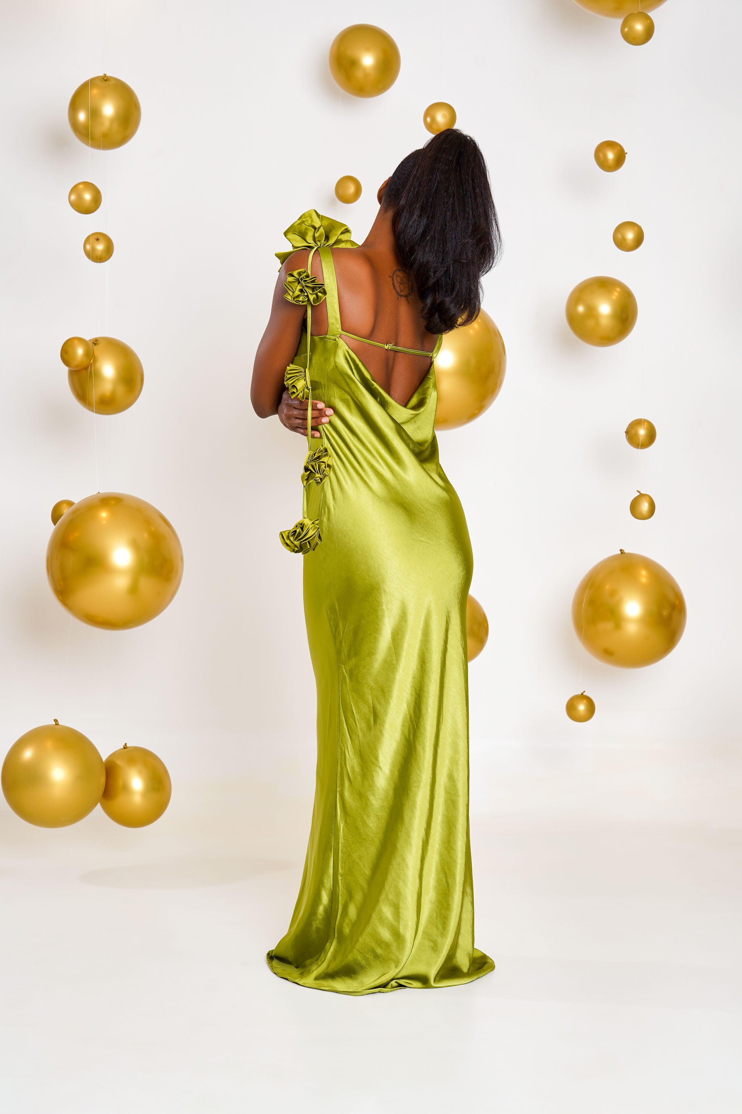 LUXE Satin Maxi Dress💕
